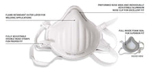 Load image into Gallery viewer, N95 Respirator - Makrite 510-N95W (VZ-MK-51W)