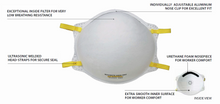 Load image into Gallery viewer, N95 Surgical Mask - Makrite 9500-N95 (VZ-MK-9500)