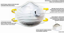 Load image into Gallery viewer, N95 Vented Cone Respirator - Makrite 9600V-N95 (VZ-MK-9600V)
